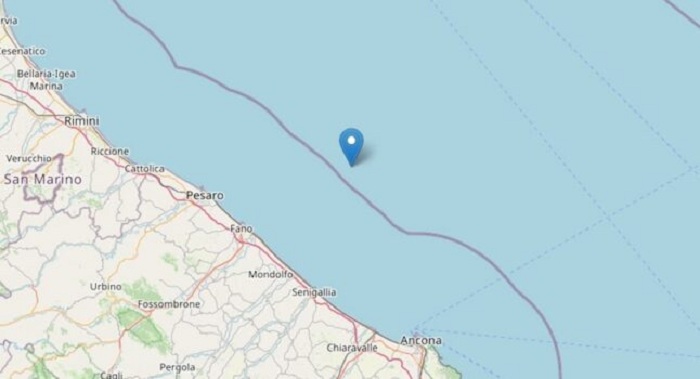 Prosegue lo sciame sismico in mare davanti alla costa marchigiana: scossa di magnitudo 4 in mare nelle Marche, percepita ad Ancona