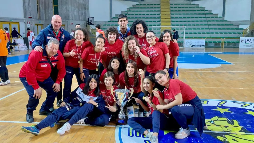 San Nicolò calcio a 5 femminile vince la coppa Italia regionale