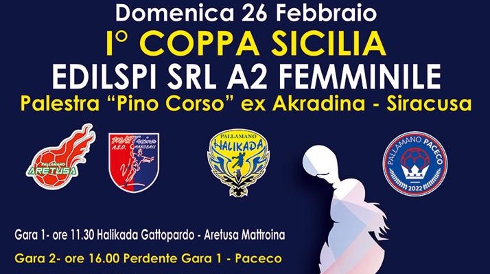 Siracusa ospita la Coppa Sicilia di pallamano femminile