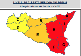 Meteo: allerta rossa confermata anche per domani, a Siracusa restano in vigore le chiusure