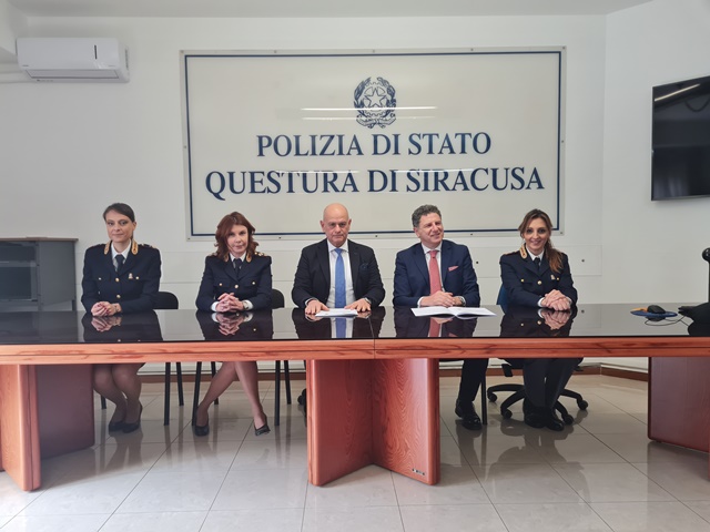 Siracusa: siglato protocollo Zeus tra Questura e A.s.p.