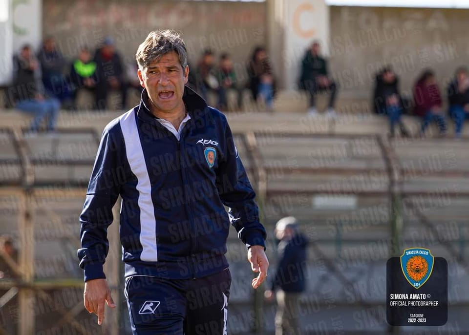 Siracusa Calcio , rialzarsi subito!  Il tecnico Cacciola: “Daremo una grande risposta”