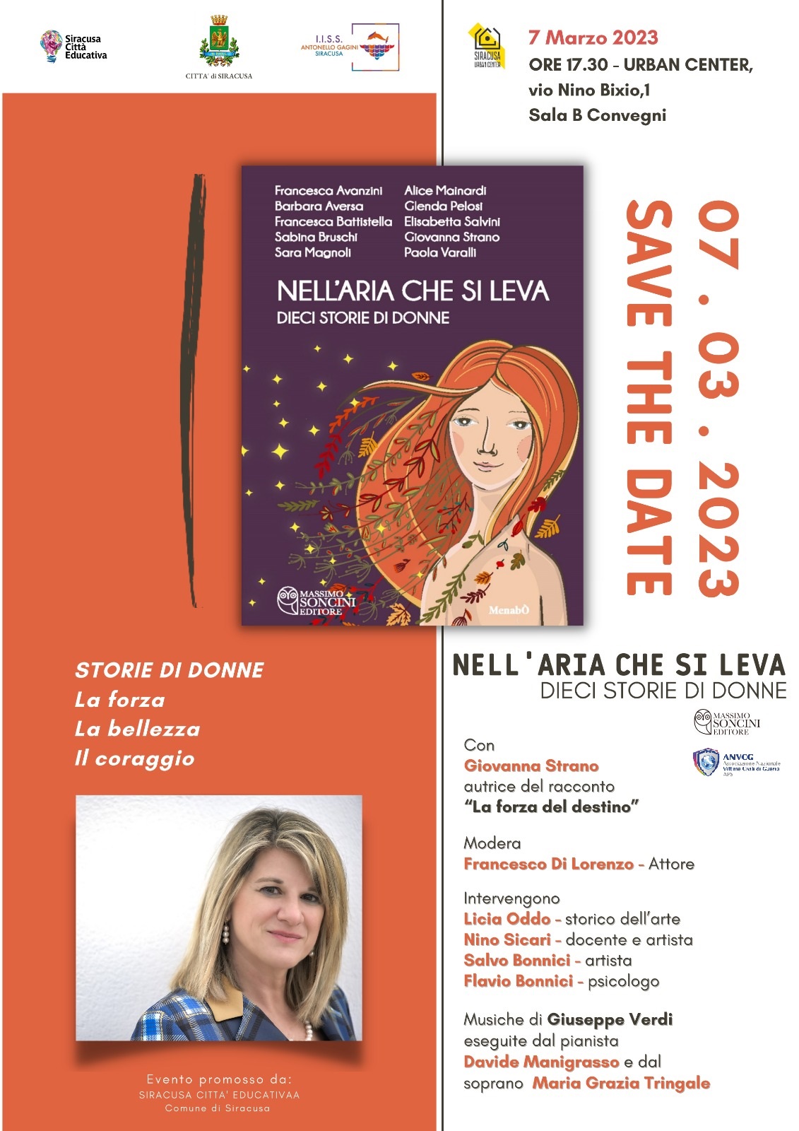 Storie di donne – evento 7 marzo all’ Urban Center di Siracusa