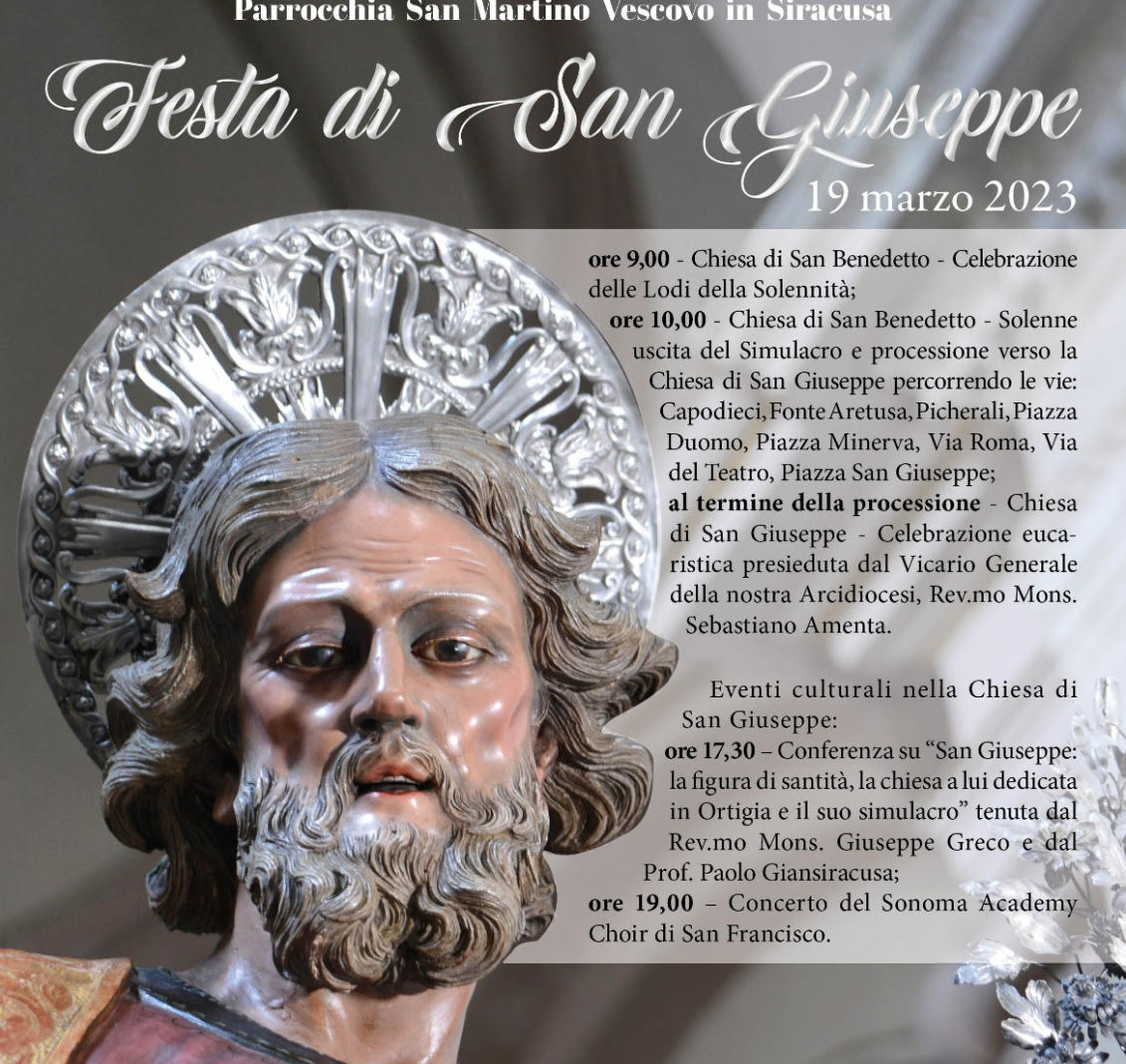 Siracusa, la festa di San Giuseppe: il simulacro tornerà in processione