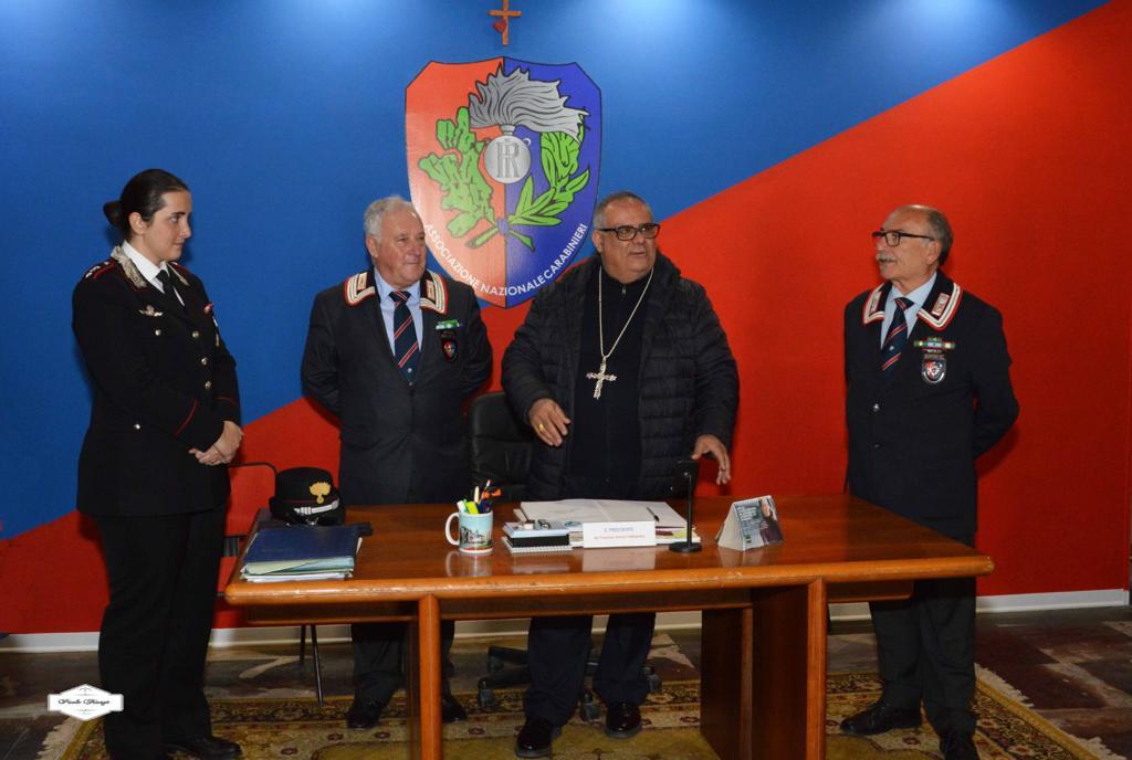 Noto – il Vescovo incontra i volontari dell’associazione nazionale carabinieri