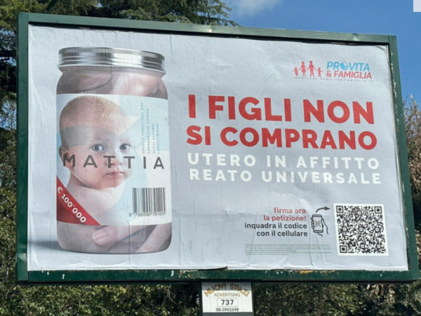 Roma. Pro Vita Famiglia: Comune censura manifesti contro utero in affitto