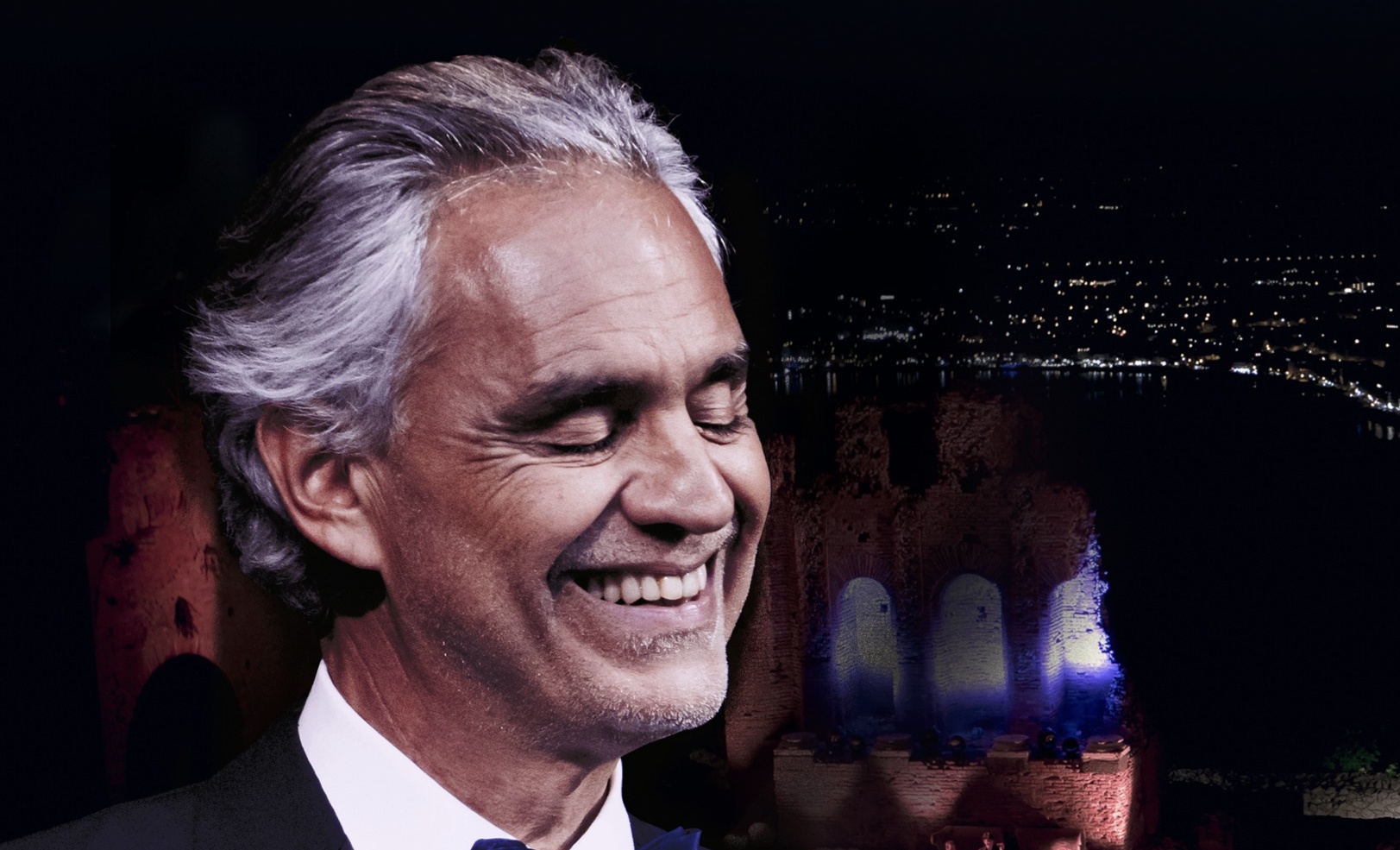 Andrea Bocelli in scena al teatro antico di taormina 1 e 2 settembre