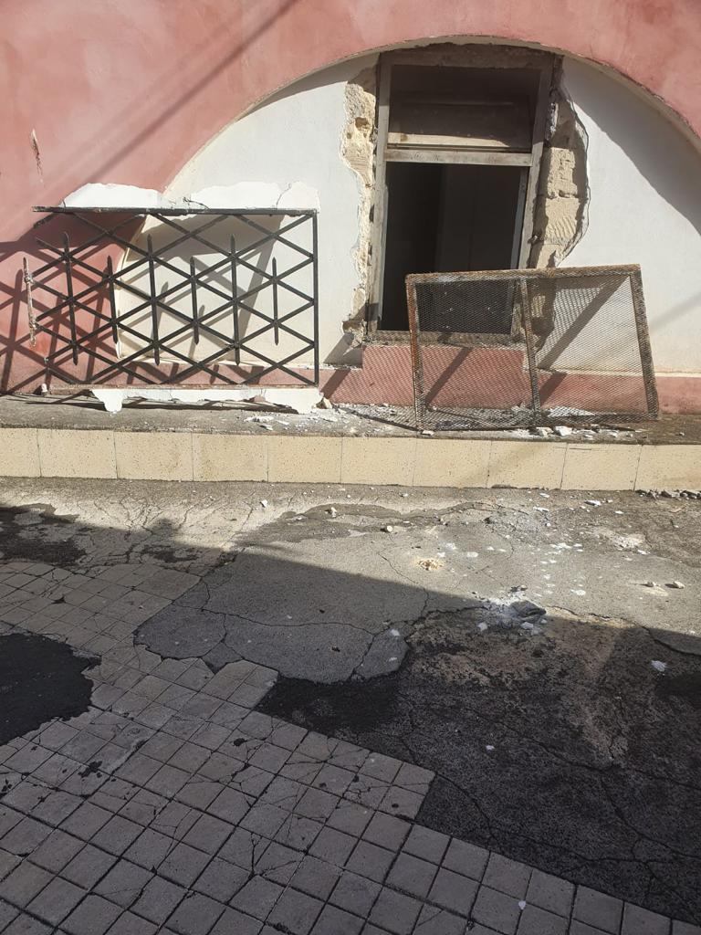 Nuovo attentato Camera del Lavoro Lentini – Foto