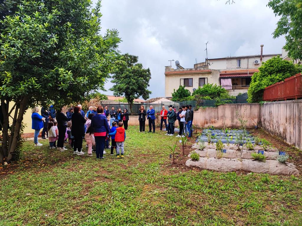 Inaugurato nella Scuola Materna ”San Nicola” di Canicattini Bagni il primo Orto Sociale Urbano