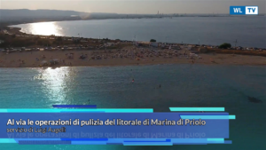 Al via le operazioni di pulizia del litorale di Marina di Priolo