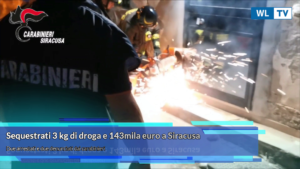 Sequestrati 3 kg di droga e 143 mila euro a Siracusa