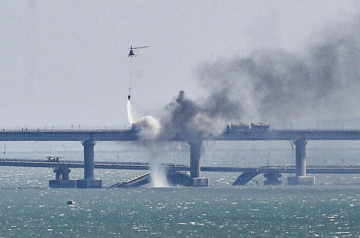 KIEV – ‘L’attacco al ponte di Crimea è una nostra responsabilità’