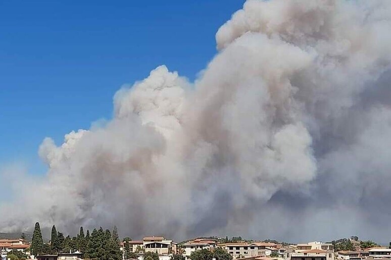 Incendi – Brucia Monte Longu di Posada a Nuoro – Case evacuate in Sardegna