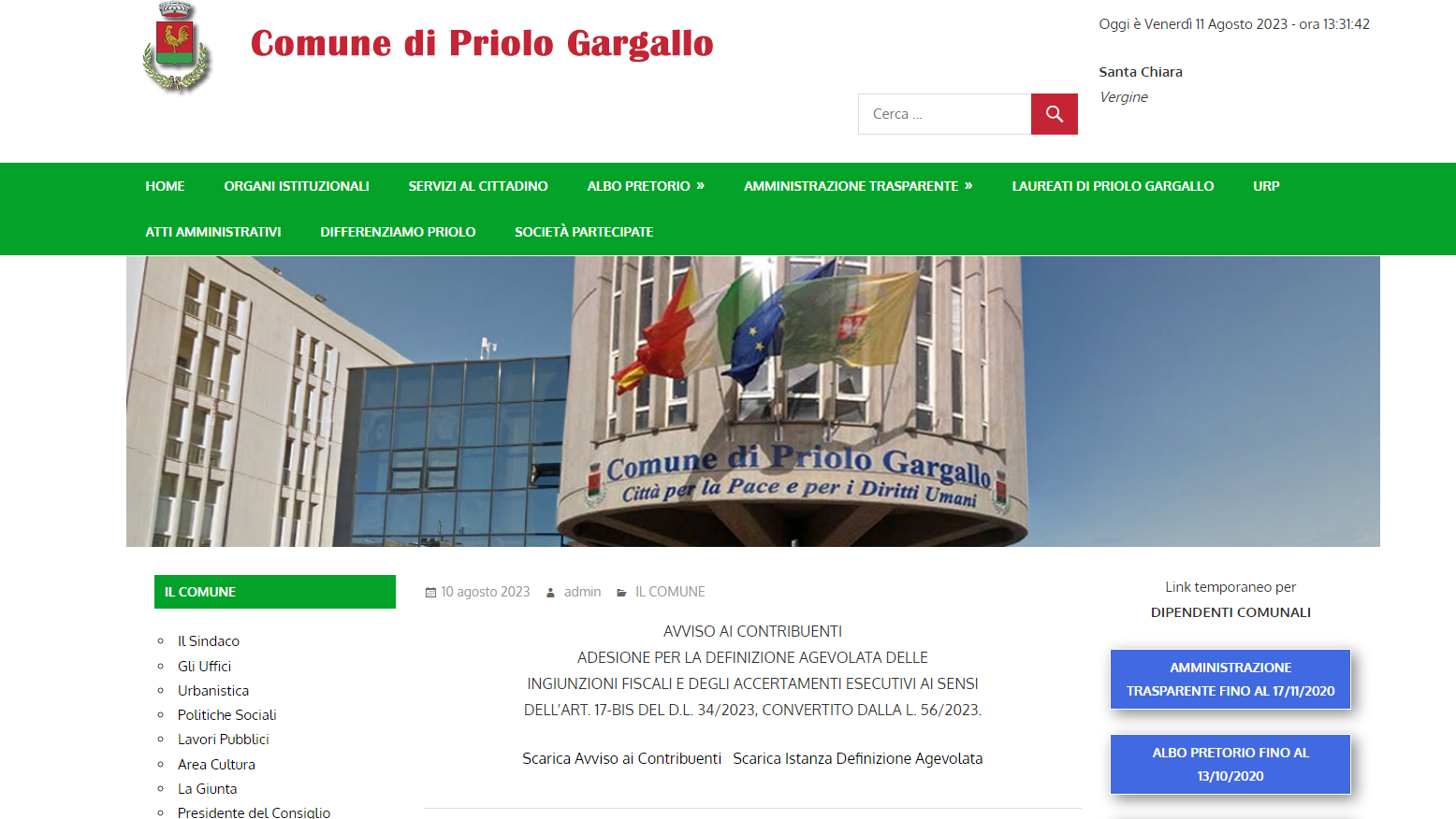 Priolo, pubblicata istanze fornitura gratuita o semigratuita libri di testo sul sito istituzionale