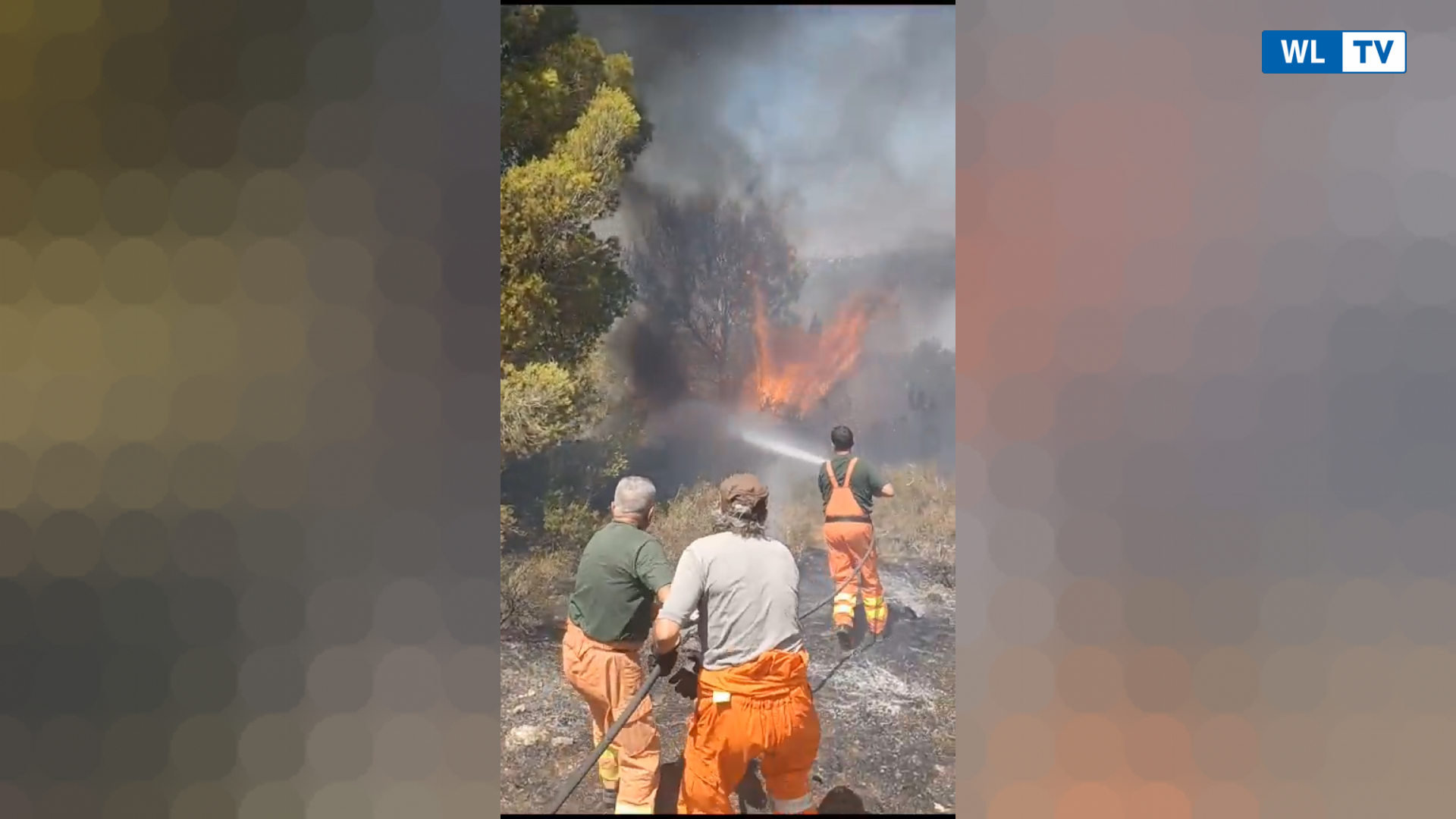 Ancora fiamme in Sicilia, grosso incendio nella Valle dell’Ippari  nel ragusano – Video