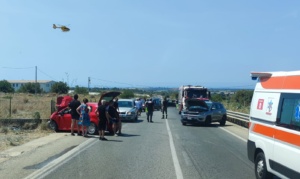 Comiso - Grave incidente stradale sulla Provinciale 20: interviene elisoccorso