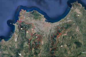 WWF Sicilia N.O.: i territori incendiati a fine luglio nella zona di Palermo, foto aeree