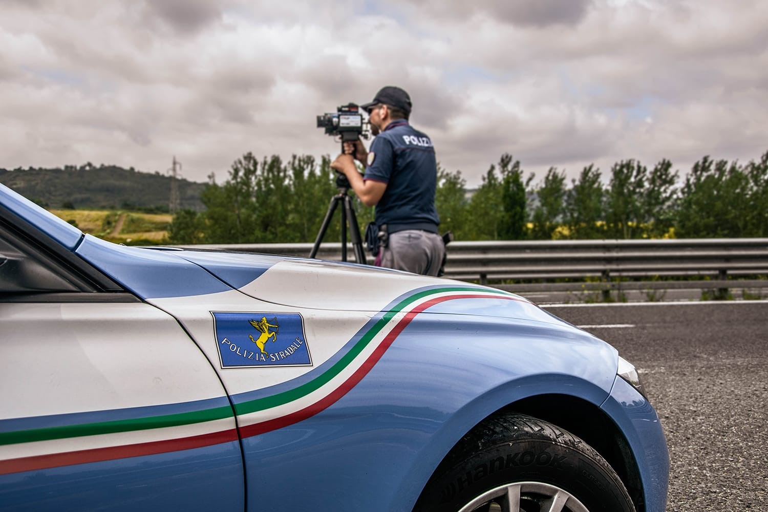 Settimana roadpol speed. polizia stradale contro accessi di velocità