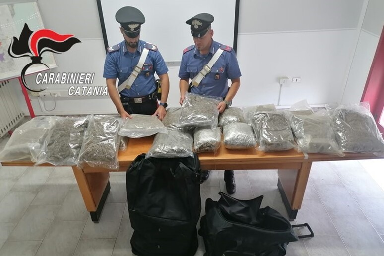 Palagonia – Con 21,5 kg di marijuana su un furgone, due arresti