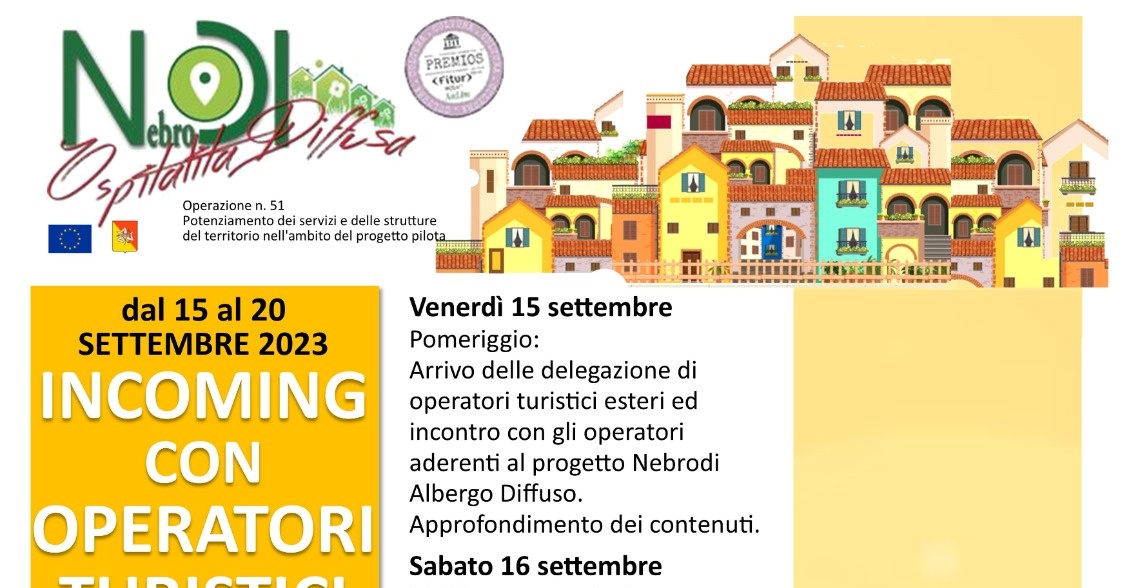 Nebrodi Ospitalità diffusa, dal 15 al 20 settembre via agli Incoming con gli operatori turistici internazionali