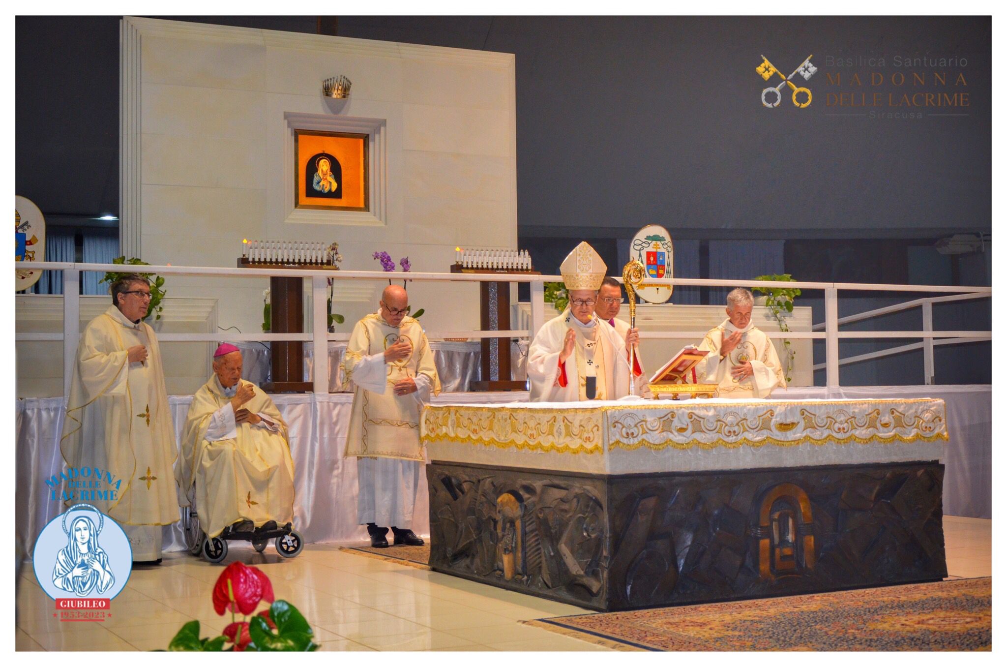 Siracusa – Anniversario dell’Ordinazione episcopale  dell’arcivescovo mons. Francesco Lomanto 