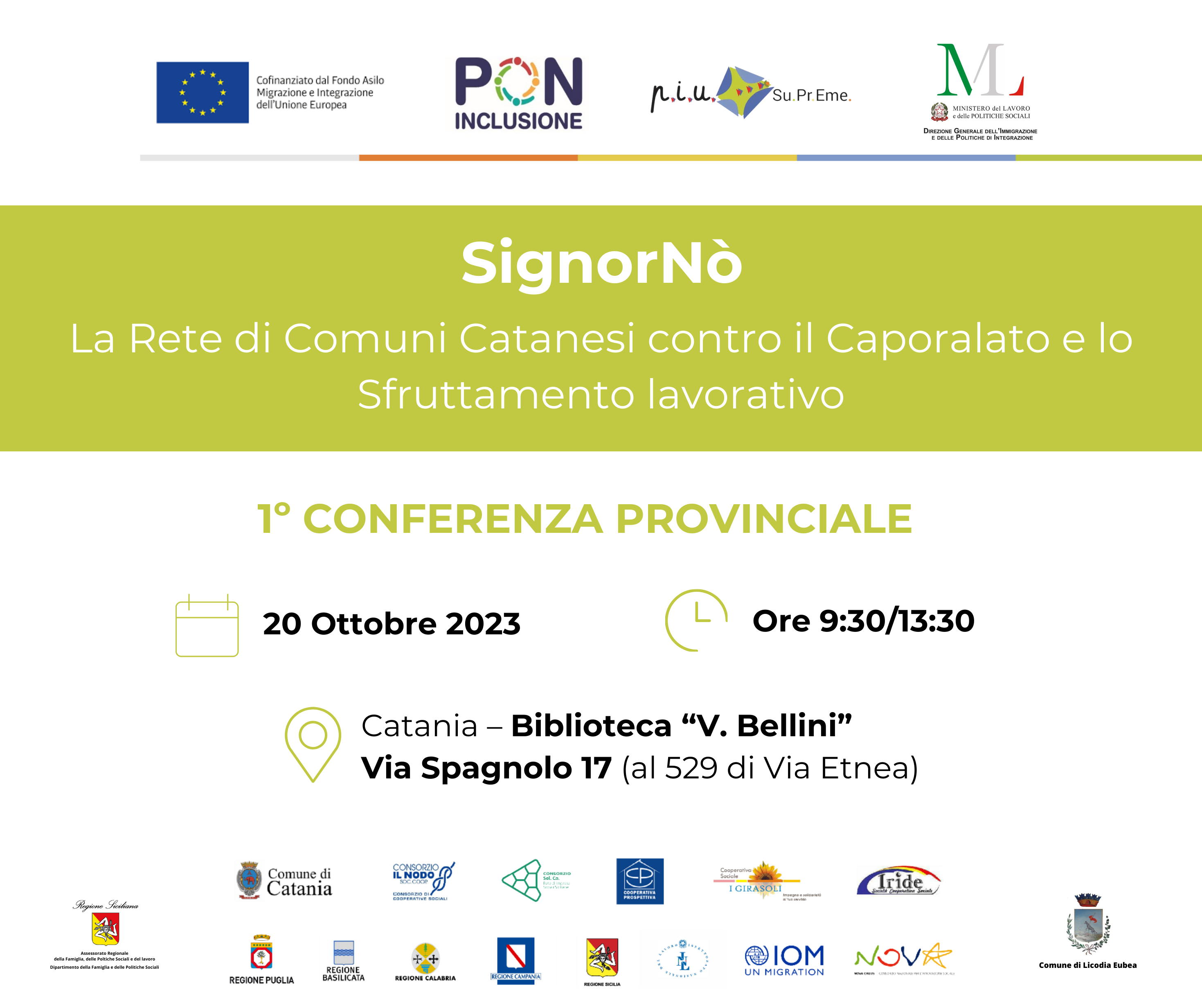 P.I.U.Su.Pr.Eme, la Rete catanese scende in campo contro il caporalato e