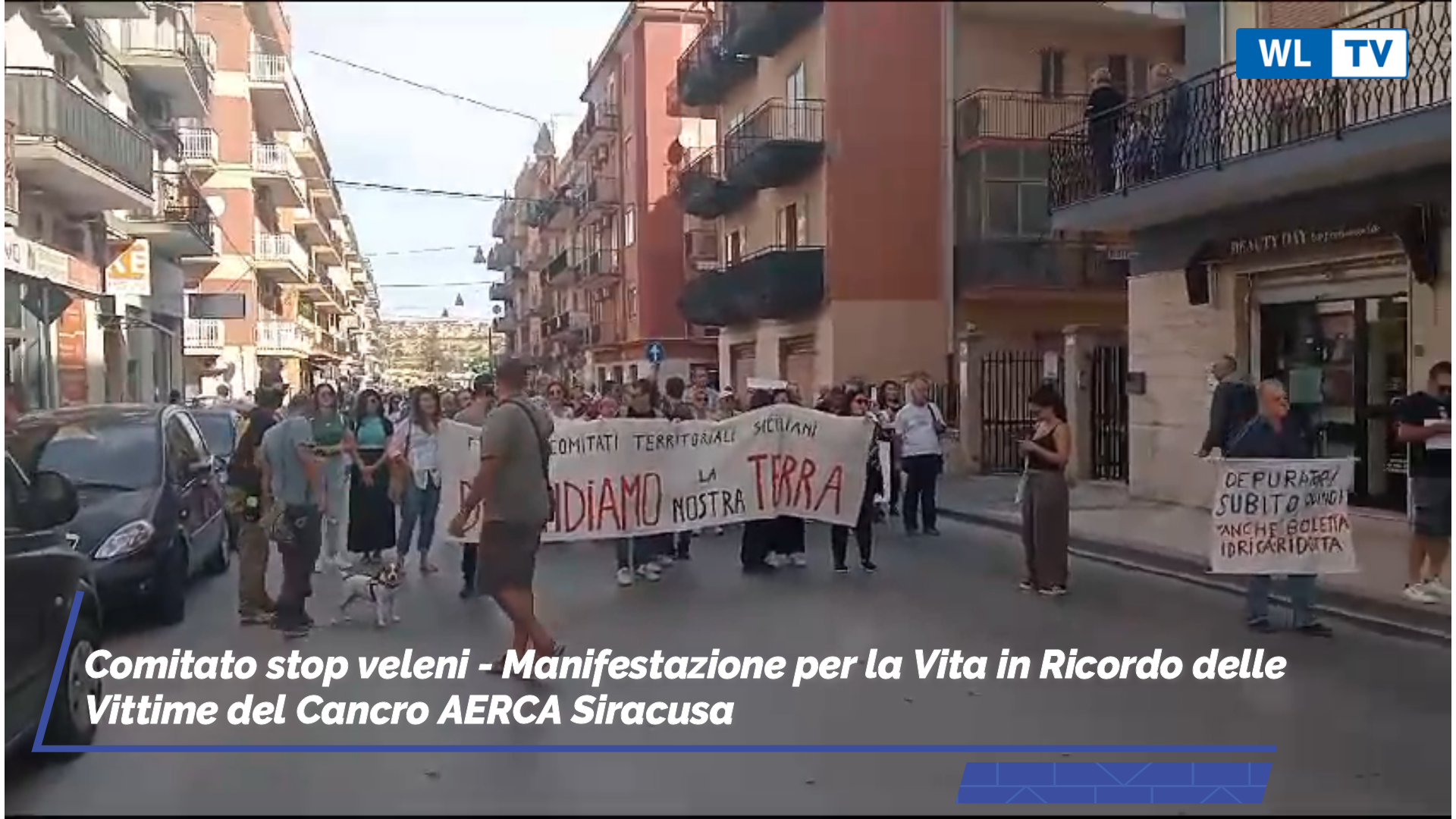 Comitato stop veleni – Manifestazione per la Vita in Ricordo delle Vittime del Cancro AERCA Siracusa – Video