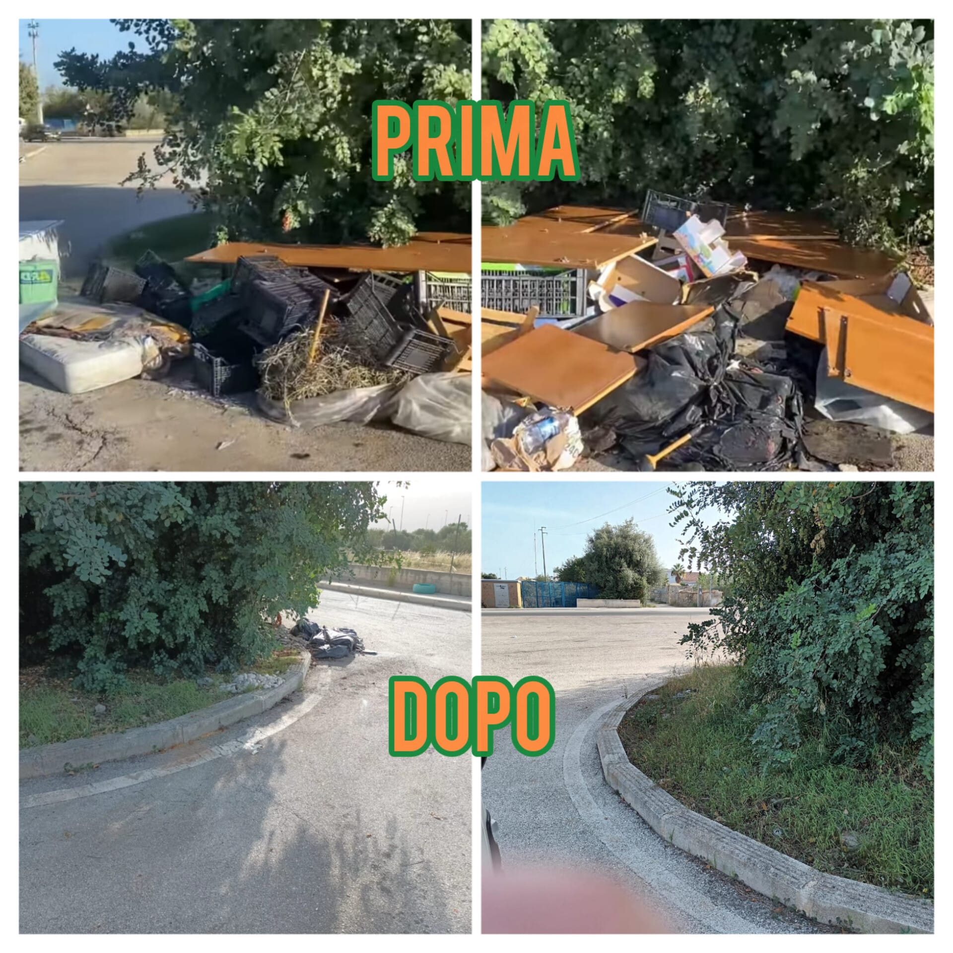 Proseguono i lavori di pulizia del territorio comunale di Priolo.