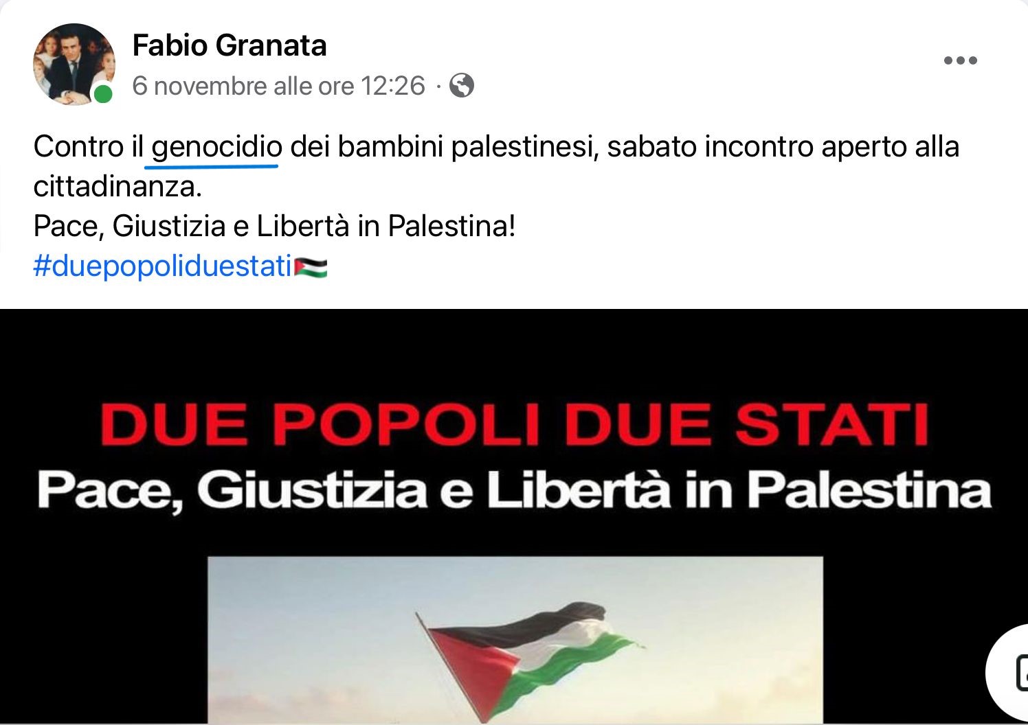 Siracusa – Granata cerca solo di giustificare le parole antisemite dette nei confronti di Israele – Queste le accuse di Damico , Garozzo, Piscitello e Tocco