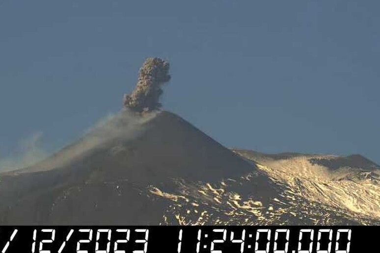 Catania – Ingv, evento esplosivo impulsivo da cratere di Sud-Est dell’Etna