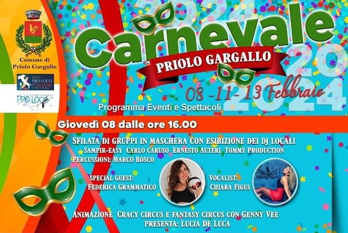 Priolo: Tutto pronto per il carnevale priolese