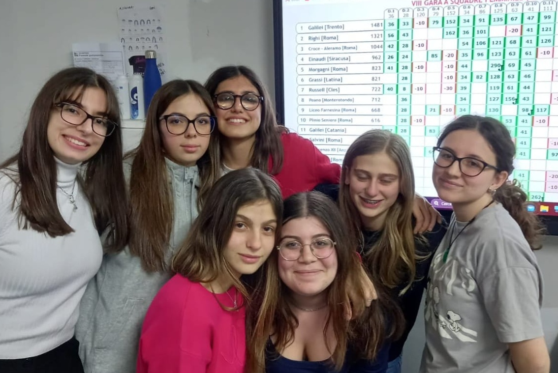 La squadra femminile dell’Einaudi qualificata per la finale nazionale delle Olimpiadi di matematica a Cesenatico