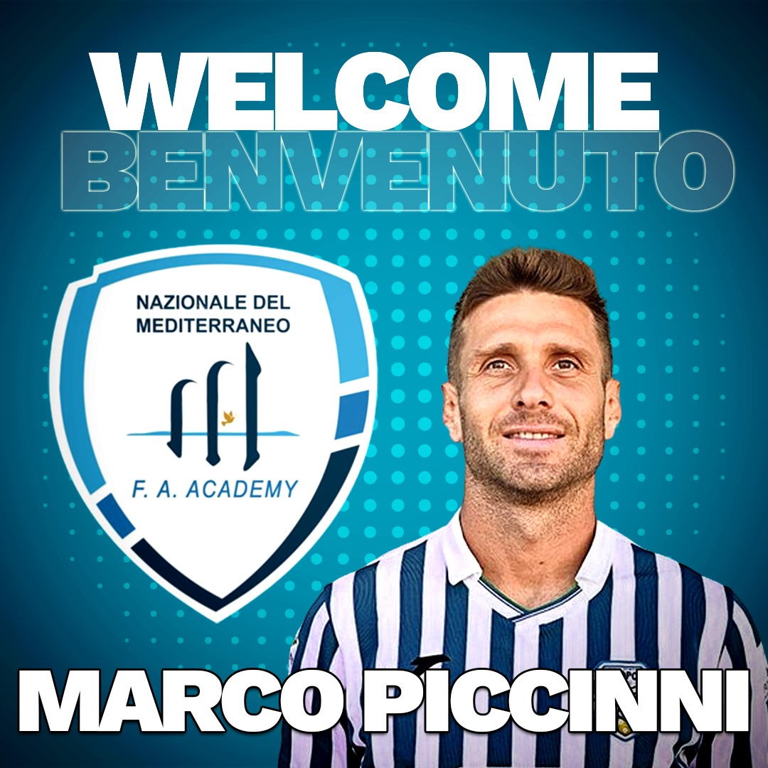 Calcio, Marco Piccinni entra nei ranghi della Nazionale del Mediterraneo