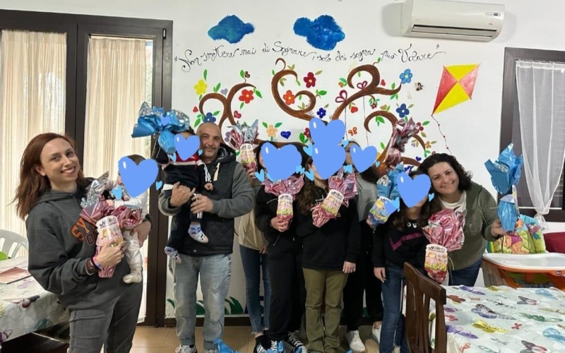 Priolo – La solidarietà di Pasqua entra in una casa famiglia.