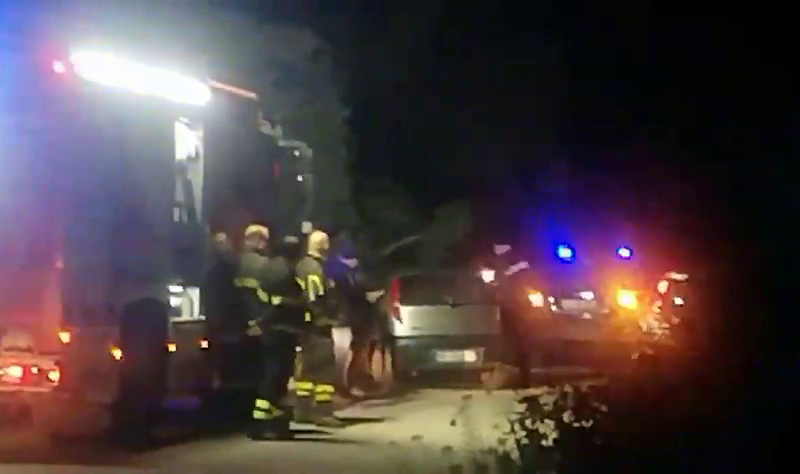Chiaramonte Gulfi – Auto si schianta contro un muro , morto l’uomo che era alla guida -Video