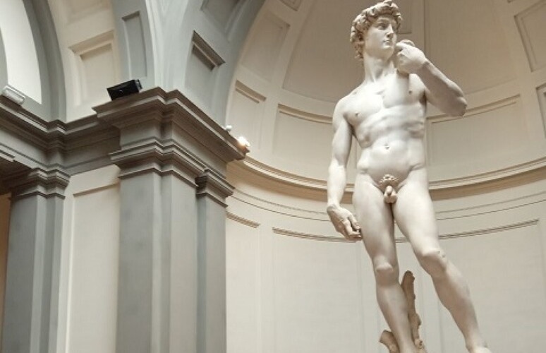 Blitz di Ultima Generazione a Firenze, incatenati sotto David di Michelangelo