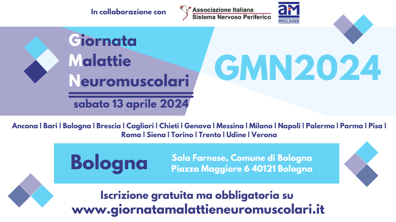 7^ Giornata delle Malattie Neuromuscolari. Bologna ospita la GMN 2024