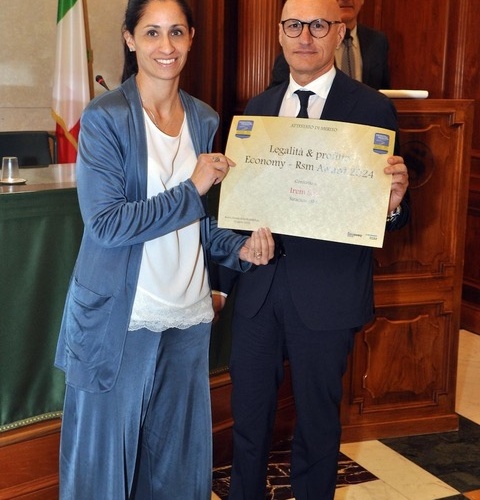 La Irem Spa di Siracusa riceve il premio “Legalità e profitto Award”