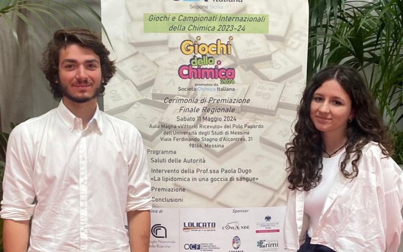 Studenti dell’Einaudi rappresenteranno la Sicilia alla fase nazionale dei Giochi della Chimica 2024