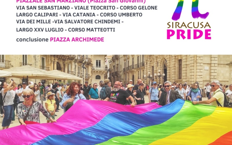 Domani la grande parata Rainbow del Siracusa Pride 2024