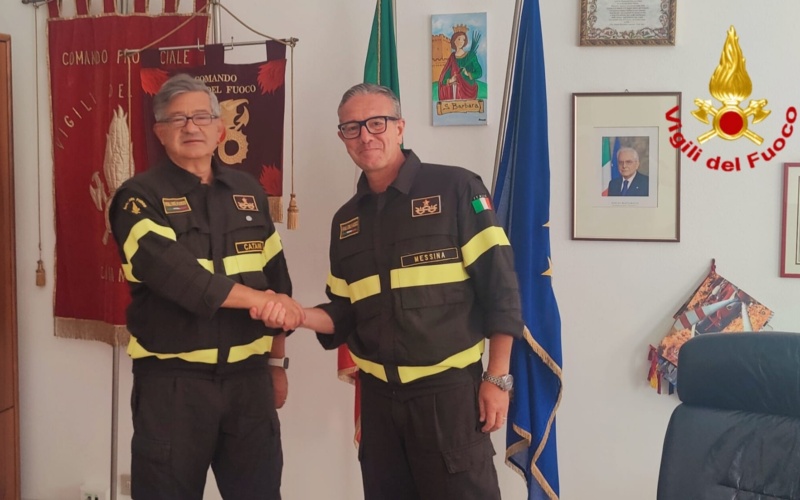 Cambio al vertice del Comando Provinciale dei Vigili del Fuoco di Catania