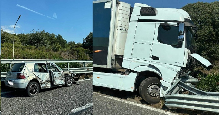Ennesimo incidente sulla A18 uscita acireale in direzione Messina – Foto