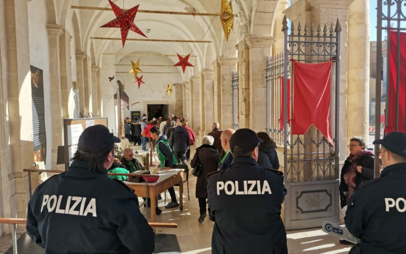 Processione di santa Lucia – Pronto il servizio d’ Ordine per garantire la sicurezza dei fedeli