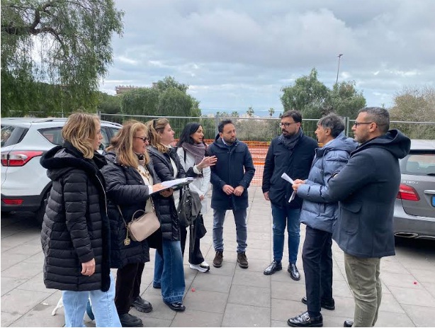 Catania, sopralluogo al parco Gioeni per verificare s.a.l.