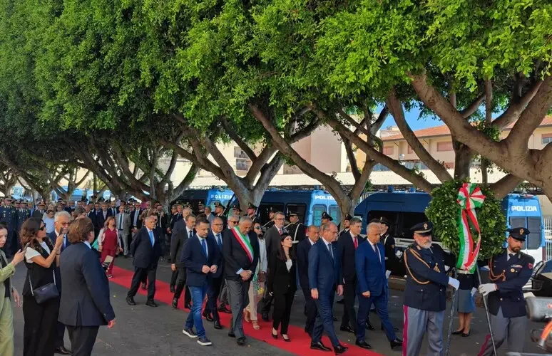 Palermo, omaggio a poliziotti morti in via d’Amelio