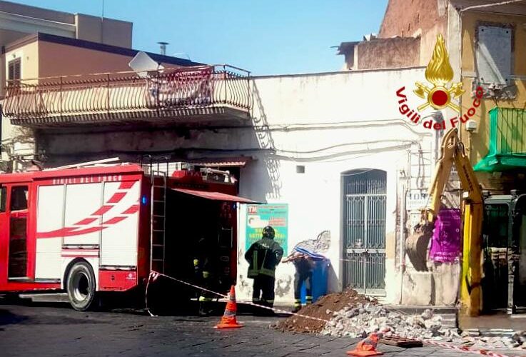 Fuga di gas a San Giovanni Galermo, vigili del fuoco in azione