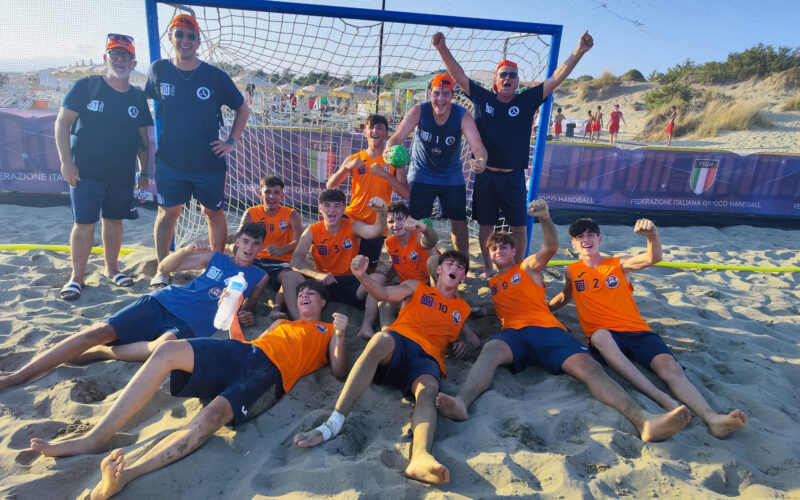 Scudetto sfiorato per la U16M al campionato nazionale di Beach Handball a Grosseto