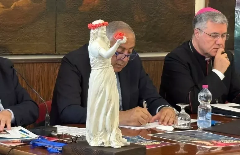 Due carri con acrobati e danzatrici per il festino di S. Rosalia