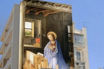 Siracusa, alla Borgata  il murales sull’ Annunciazione di Antonello da Messina