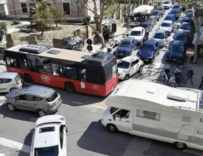 Catania la città con maggiore traffico in Italia